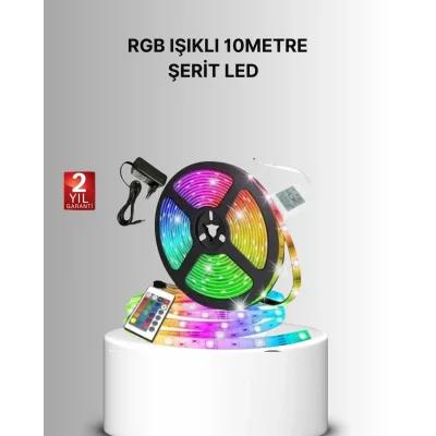 BUĞZ Uzaktan Kumandalı RGB Smart Şerit LED Işık Esnek ve Taşınabilir Dekorasyon