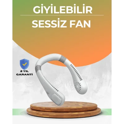 BUĞZ Uzun Ömürlü Bataryalı 9-18 Saat Kullanımlı Boyun Fanı