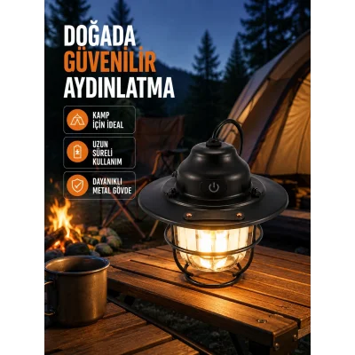 BUĞZ Uzun Ömürlü Bataryalı Outdoor LED Gece Lambası