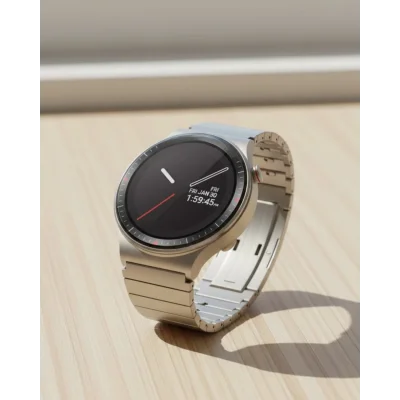 BUĞZ Uzun Pil Ömürlü AMOLED Akıllı Saat Torch Işıklı