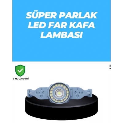 BUĞZ Uzun Pil Ömürlü Kamp ve Dağcılık Kafa Lambası