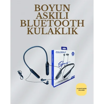 BUĞZ Uzun Süreli Kullanım İçin  – Kablosuz Boyun Bantlı Kulaklık, 50 Saat Batarya - BUĞZ