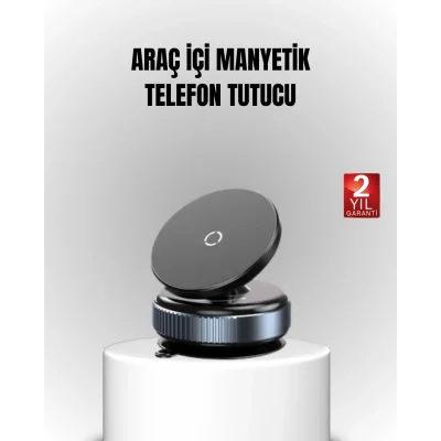 BUĞZ Vakum Adsorpsiyonlu Manyetik Telefon Tutucu Güçlü N52 360° Evrensel Uyumluluk