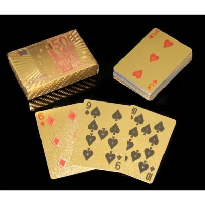  Varaklı Euro Oyun Kartı