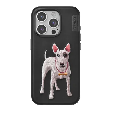 BUĞZ Venco İphone 15 Pro Max Perma Desenli Kapak - Siyah