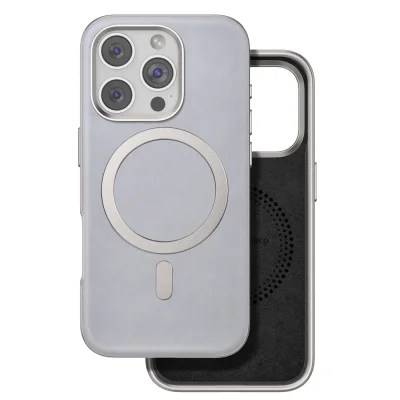BUĞZ Venco İphone 16 Pro Puskas Magsafe Kapak - Titan Gri