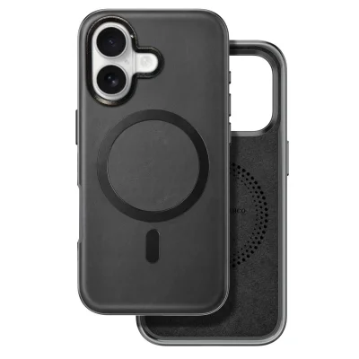 BUĞZ Venco İphone 16 Puskas Magsafe Kapak - Siyah