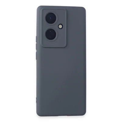 BUĞZ Vivo V29 Lite Kılıf Nano İçi Kadife Silikon - Gri