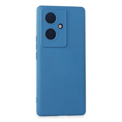 BUĞZ Vivo V29 Lite Kılıf Nano İçi Kadife Silikon - Mavi