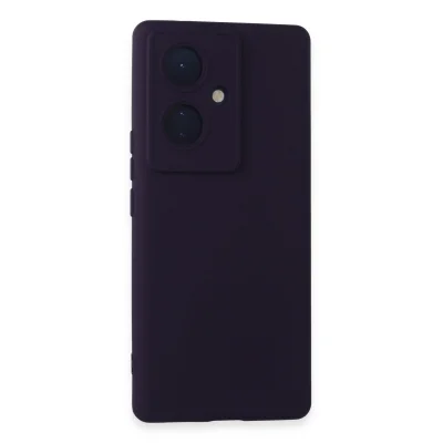 BUĞZ Vivo V29 Lite Kılıf Nano İçi Kadife Silikon - Mor