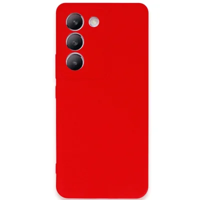 BUĞZ Vivo V30 Lite 4g Kılıf First Silikon - Kırmızı