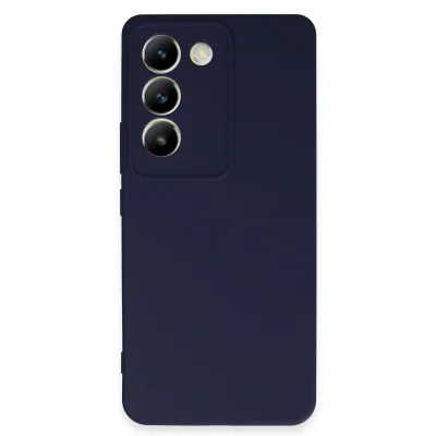 BUĞZ Vivo V30 Lite 4g Kılıf First Silikon - Lacivert