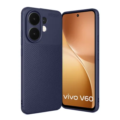 BUĞZ Vivo V60 5g Auto Focus Karbon Kapak - Lacivert