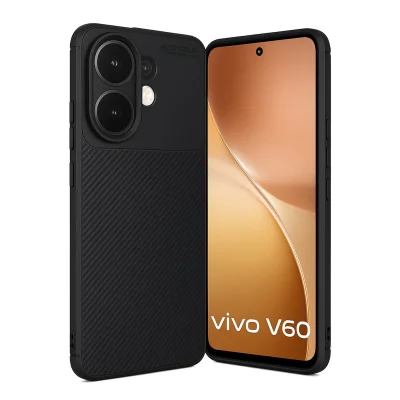 BUĞZ Vivo V60 5g Auto Focus Karbon Kapak - Siyah
