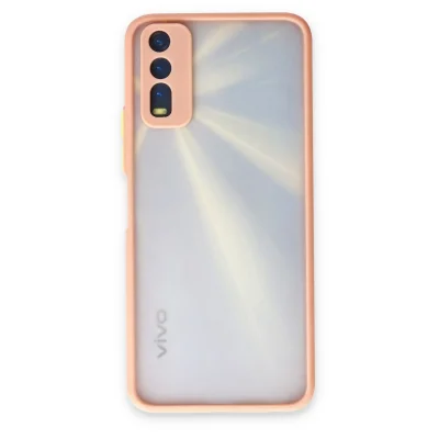 BUĞZ Vivo Y11s Kılıf Montreal Silikon Kapak - Pembe