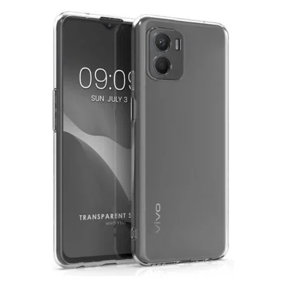 BUĞZ Vivo Y15s Kılıf Lüx Şeffaf Silikon