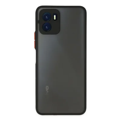 BUĞZ Vivo Y15s Kılıf Montreal Silikon Kapak - Siyah