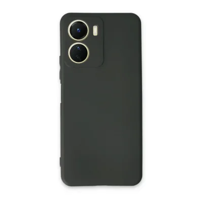 BUĞZ Vivo Y16 Kılıf First Silikon - Koyu Yeşil