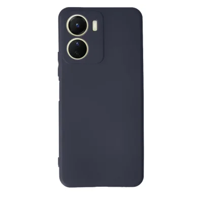 BUĞZ Vivo Y16 Kılıf First Silikon - Lacivert