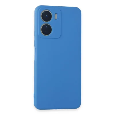 BUĞZ Vivo Y16 Kılıf First Silikon - Mavi