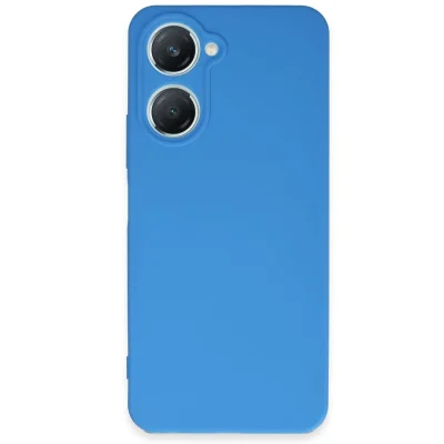 BUĞZ Vivo Y18 Kılıf First Silikon - Mavi