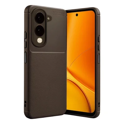 BUĞZ Vivo Y29s Auto Focus Karbon Kapak - Kahverengi