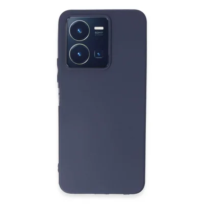 BUĞZ Vivo Y35 Kılıf First Silikon - Lacivert