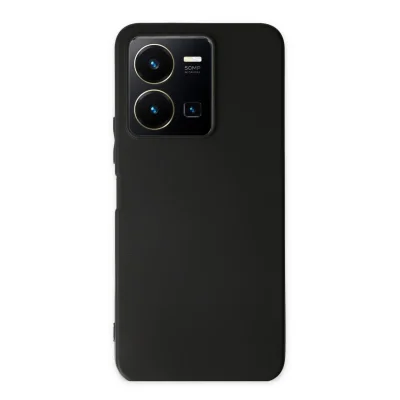 BUĞZ Vivo Y35 Kılıf First Silikon - Siyah