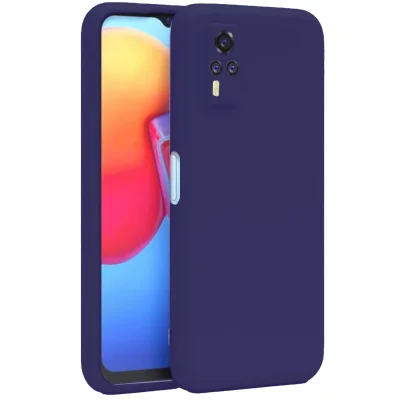 BUĞZ Vivo Y53s Kılıf Nano İçi Kadife Silikon - Mor