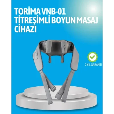  VNB-01 Titreşimli Boyun Masaj Aleti Gri Renk