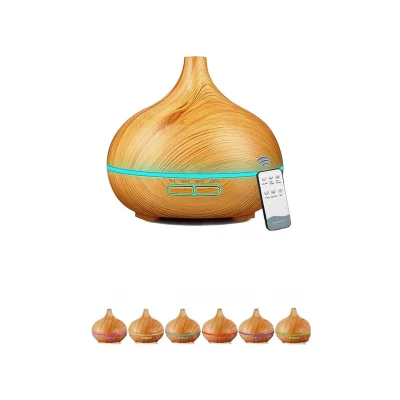 BUĞZ Vothoon Hava Nemlendirici 7 Led Işıklı Aromatik Oda Kokusu 550 Ml Kahve Aroma Difüzörü Buhar Makinası