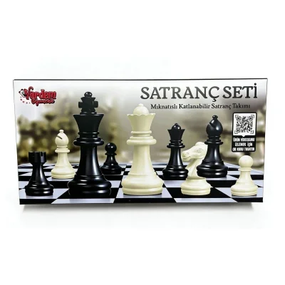 BUĞZ VRD10660 MIKNATISLI KATLANABİLİR SATRANÇ SET