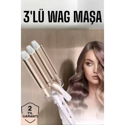 BUĞZ Wag Maşa Negatif İyon Teknolojili Isı Ayarlı Saç Maşası