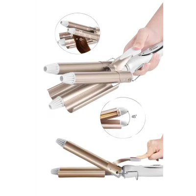 BUĞZ Wag Maşa Yeni Nesil Yüksek Isı Ayarlı Seramik Kaplama Saç Şekillendirici Doğal Bukle - BUĞZ