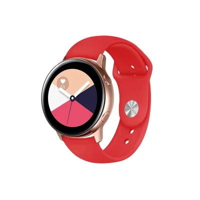 BUĞZ Watch 22mm Klasik Kordon - Kırmızı
