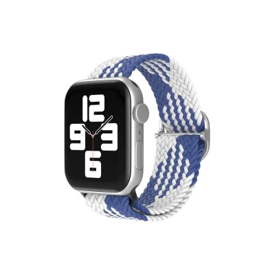 BUĞZ Watch 22mm  Kordon - Mavi-beyaz