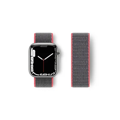 BUĞZ Watch 38mm Hasırlı Cırtcırtlı Kordon - Pembe