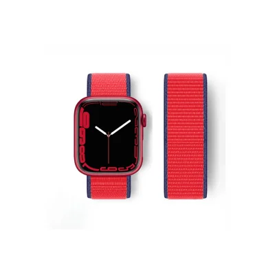 BUĞZ Watch 42mm Hasırlı Cırtcırtlı Kordon - Kırmızı