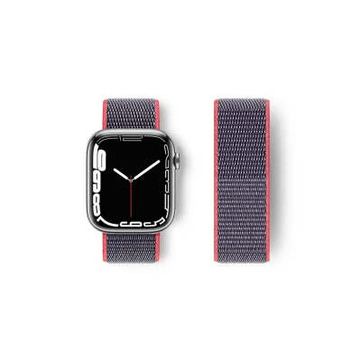 BUĞZ Watch 42mm Hasırlı Cırtcırtlı Kordon - Pembe
