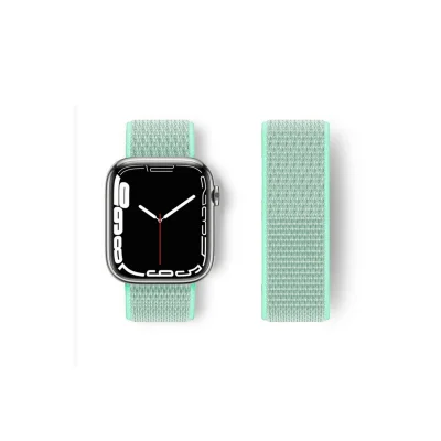 BUĞZ Watch 42mm Hasırlı Cırtcırtlı Kordon - Turkuaz
