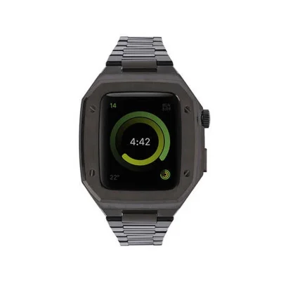 BUĞZ Watch 44mm Metal Petek Kasalı Kordon - Siyah