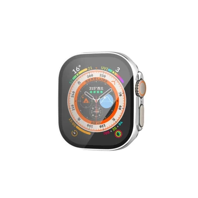 BUĞZ Watch Ultra 49mm Legend Camlı Kasa Ekran Koruyucu - Gümüş