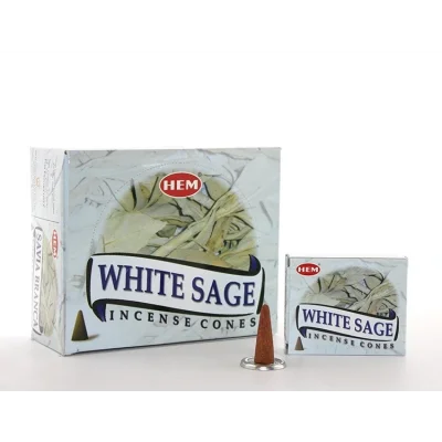 BUĞZ White Sage Aromalı Konik Tütsü