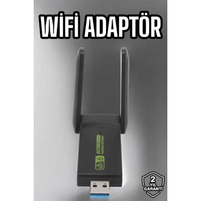 BUĞZ Wifi Adaptör Çift Bantlı Kablosuz Wifi Adaptörü - Lisinya