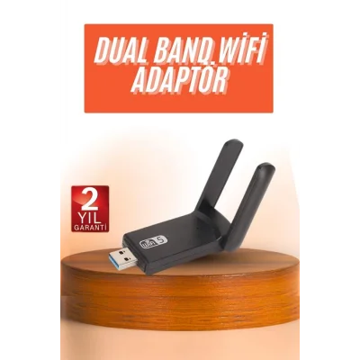 BUĞZ Wifi Alıcı Dual Band Usb 3.0 Adaptör Kablosuz Windows 7/8/10/11 - Lisinya