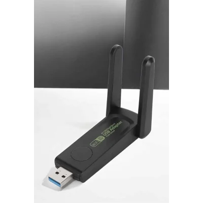 BUĞZ Wifi Alıcı Wifi Adaptörü USB Girişli 3.0