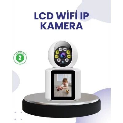 BUĞZ WiFi İç Mekan Kamera 2K Gece Görüşlü Çift Yönlü Görüntü Konuşma Destekli