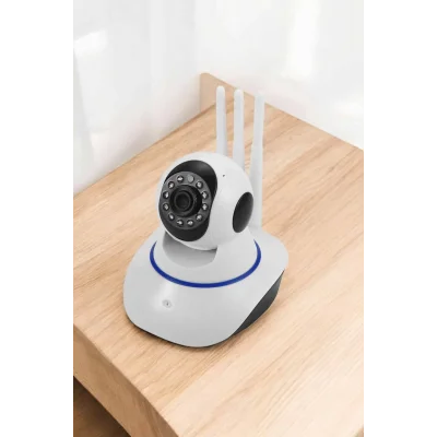 BUĞZ Wifi Kamera Ev Kamerası Gece Görüşlü Kablosuz Bebek Izleme Kamerası - BUĞZ