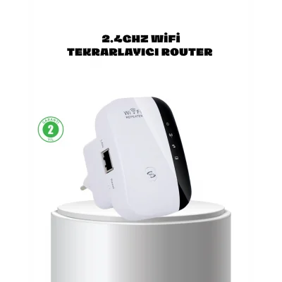 BUĞZ WiFi Sinyal Güçlendirici 2.4G Repeater Yüksek Çekim Kapasiteli