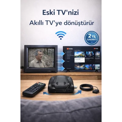 BUĞZ WiFi YouTube Dijital Uydu Alıcısı – 1080P Full HD, HDMI & USB, Tüm TV’ler İçin Uyumlu